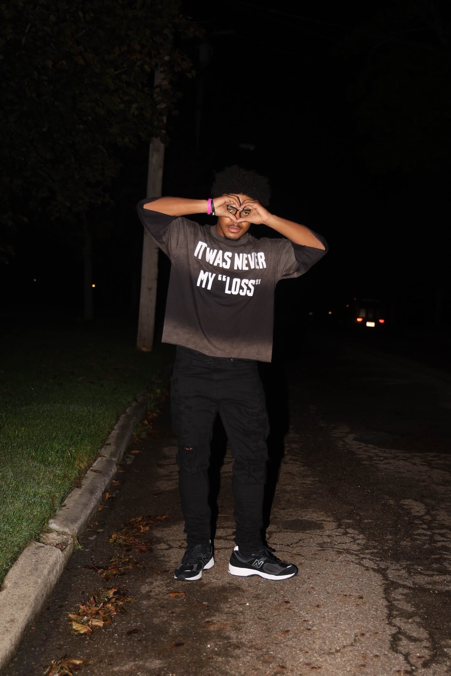 Black it was never my "Loss" tee