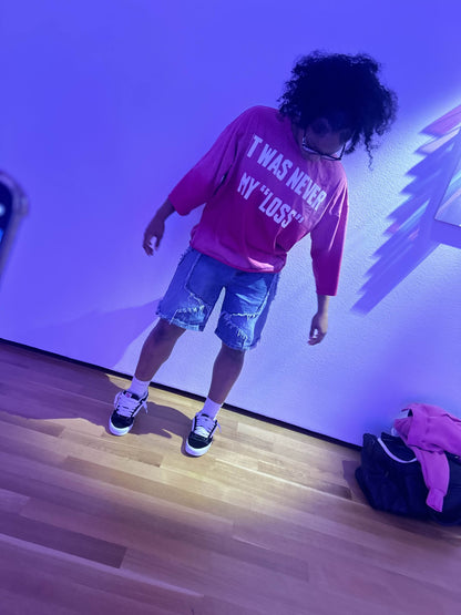 Pink zipup and tee bundle
